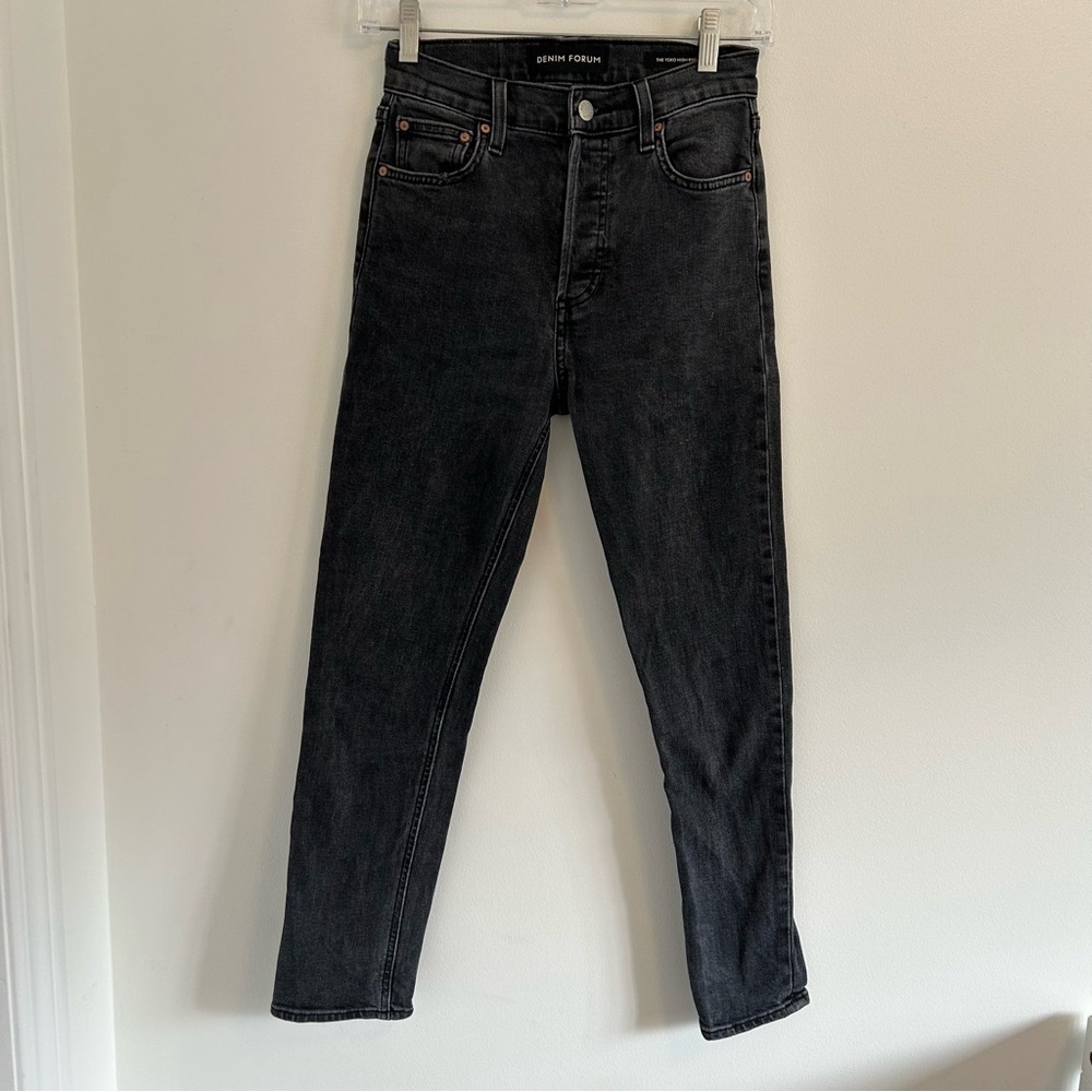 DENIM FORUM Yoko High Rise Slim Size 24x26 - Picture 3 of 13